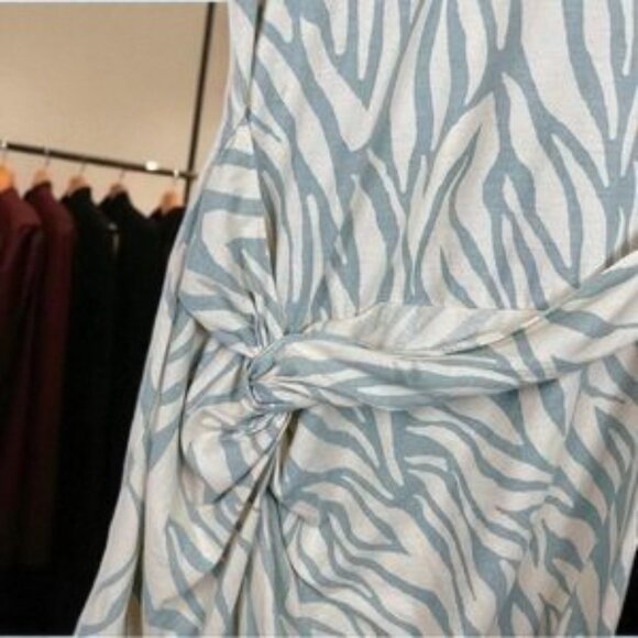 NWT n:Philanthropy June Dress Tropical Abstract Slate - Picture 2 of 4